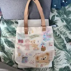 正規品♡Disney ミッキー モノグラム柄 クリアトートバッグ ポーチ付き 
