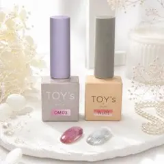 TOY's ジェルネイルカラー OM03 WLC1 2色セットのサムネイル