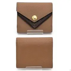 ム*佐様 希少 ルイヴィトン ポルトフォイユ ドゥブルV コンパクト ベージュ ルイヴィトン ポルトフォイユ ドゥブルV コンパクト ベージュ 三