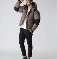 THE NORTH FACE ダウンジャケット ベージュ・黒　バルトロ