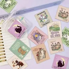 ❃ 〚85〛コラージュ素材 イラストメッセージステッカー 海外製 ❃
