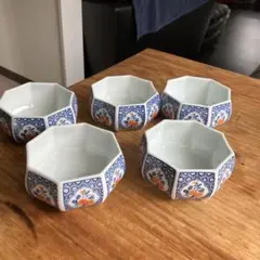 深川製磁 染付かぶと唐草小鉢5客セット【美品】 - メルカリ