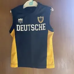 DEUTSCHE タンクトップ 110サイズ ブラック/イエロー