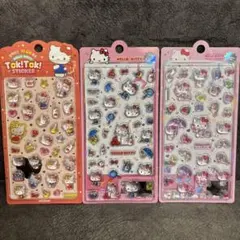 新品未開封⭐︎大人気Hello Kitty ボンボンドロップシール3パックセット