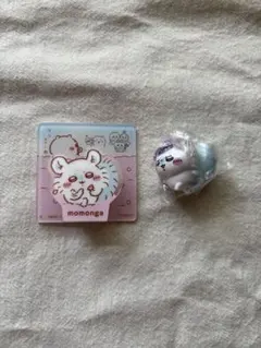 【ちいかわ】モモンガ　アクリルシーンクリップ/マスコットつきビスケット