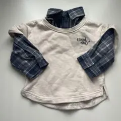 33【petit main】トップス　80cm