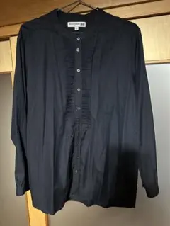 ユニクロ　3xl シャツ　セレモニー　ネイビー