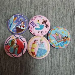 ディズニープリンセス刺繍ワッペン4個セット