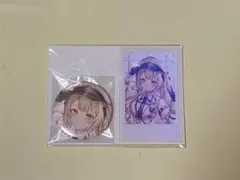 星川サラ 2024 誕生日 缶バッジ＆チェキ風カード