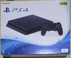 PS4 本体 1TB ジェットブラック HDR対応