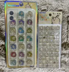 ちいかわ　キラコロシール　おはじきシール　タイルシール　うさぎ