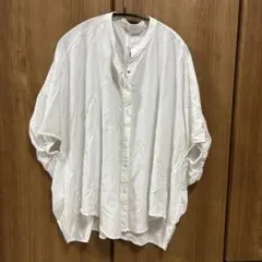 AMERICAN HOLIC バンドカラーシャツ ホワイト L