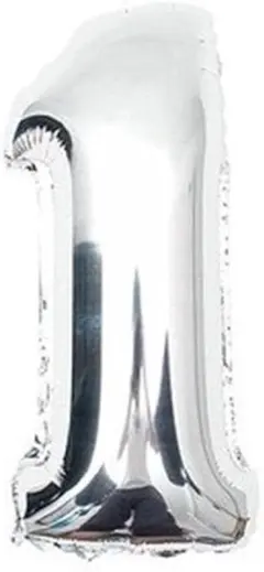 数字バルーン シルバー 誕生日 ウェディング 1 数字 ミニ