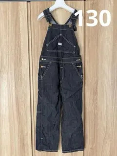 Lee ダークデニム オーバーオール　130