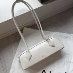 ALAÏA TECKEL シャイニーゴートスキン スモール アイボリー新品同様 