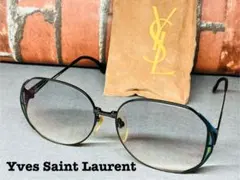 ★希少★【YSL】イヴサンローラン メガネ 度入り ケース付き