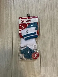 SRIXON スリクソン　靴下　ホワイト×ターコイズ　23〜25cmのサムネイル