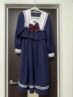 Marissa Sailor Collar Coat OP 紺色 - メルカリ