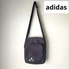 adidasアディダス ショルダーバッグ チャコールグレーデニム調