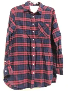 オーガニックコットンフランネルシャツ