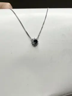 サファイア1.48ct ダイヤ0.25ctプラチナ850ネックレス6.38g サファイア1.48ct ダイヤ0.25ctプラチナ850ネックレス6.38g - メルカリ