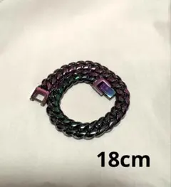 krkcマルチカラーチェーンブレスレット 18cm