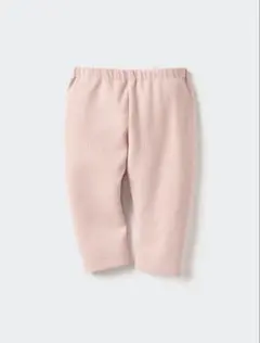 【美品】ユニクロ　エアリズムリブレギンス 110 ピンク