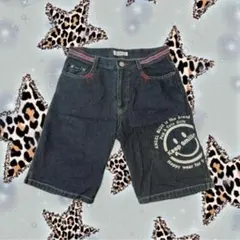 Y2K エンジェルブルー ハーフパンツ