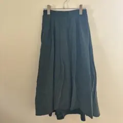 コーデュロイ風ロングスカート