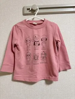 アンパンマン 長袖トレーナー ピンク 90