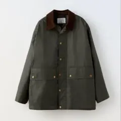 新品☆未使用品　ZARA ザラキッズ　コントラスト　ワックスジャケット