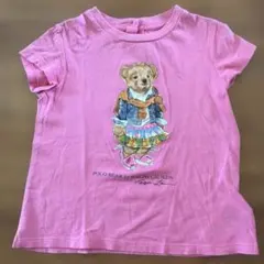 POLO RALPH LAUREN ポロベア ペプラム Tシャツ ピンク - メルカリ