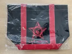 銀座　CAFE PAULISTA トートバッグ 黒 赤