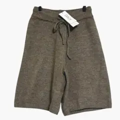 Dazy ニットキュロット　【未使用】　ウエストゴム　茶　M