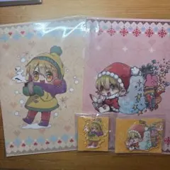 【バラ売り不可】　p丸様。　クリアファイル＆キーホルダーセット