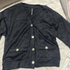m*o様 HK WORKS LONDON ブラックカーディガン