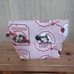 大サイズ♡5点目100円♡新品♡ハンドメイド♡スイーツ柄ポーチ - メルカリ