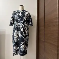 [美品][日本製]グーコミューン ワンピース　ネイビーのサムネイル