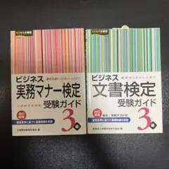 ビジネス　受験ガイド　2冊
