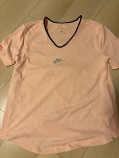 Nike DRI-FIT ピンク Vネック Tシャツ XLサイズ