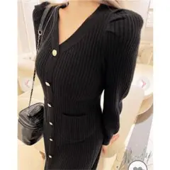 RadyリブニットワンピースM