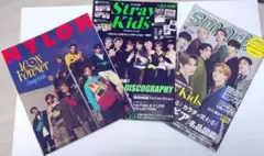スキズ stray Kids雑誌3冊セット NYLON smart 他 付録付き