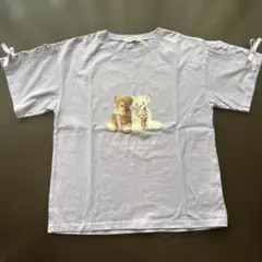 メゾピアノ ベリエちゃん バックプリント Tシャツ ホワイト 160 