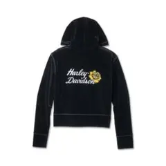 ベロア パーカー レディース