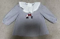 ファミリア フリル襟 ブラウス 80サイズ