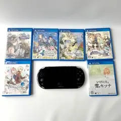 PS Vita 本体 PCH-2000 ブラック+ソフト６本セット