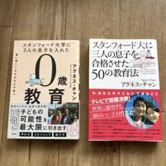 育児本　２冊セット アグネス・チャンのサムネイル