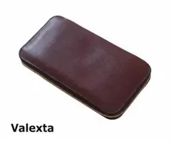 Valextra ヴァレクストラ新品ラウンドジップレザー長財布176000円伊製のサムネイル