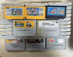 スーパーファミコン ソフト カセット 35本 ファミコンソフト 3本 動作未確認