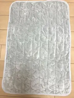 PUPPAPUPO ミニ ベビー敷きパッド フランネル　60×90 グレー